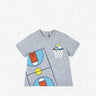 CHICCO Boys Tee Light Grey Printed Сив 68 | MegaMall.bg