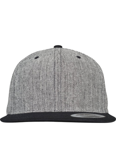 Melange Solid Snapback