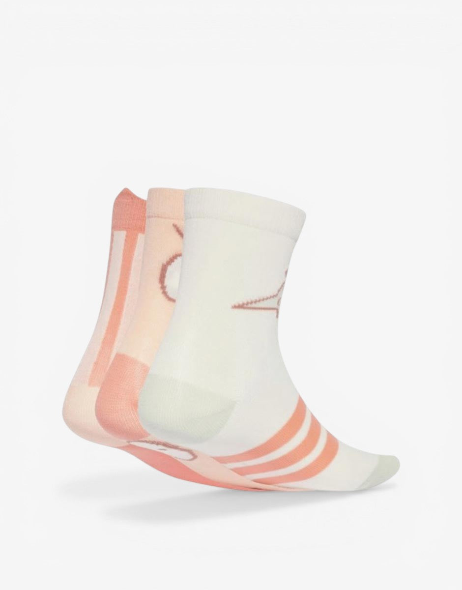 ADIDAS 3 Пакета Чорапи Pink за Спорт и Удобство