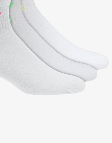 ADIDAS 3 Packs Originals Mid Cut Crew Socks White