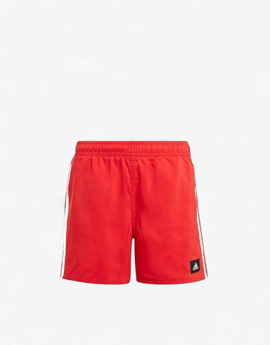 ADIDAS 3-Stripes Swim Shorts Red