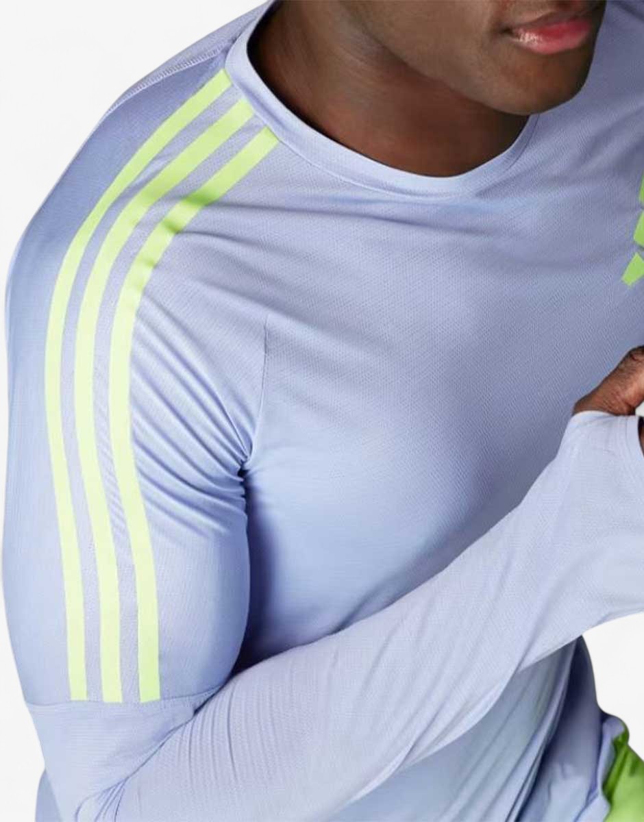ADIDAS Adizero Promo Running Track Top Blue
