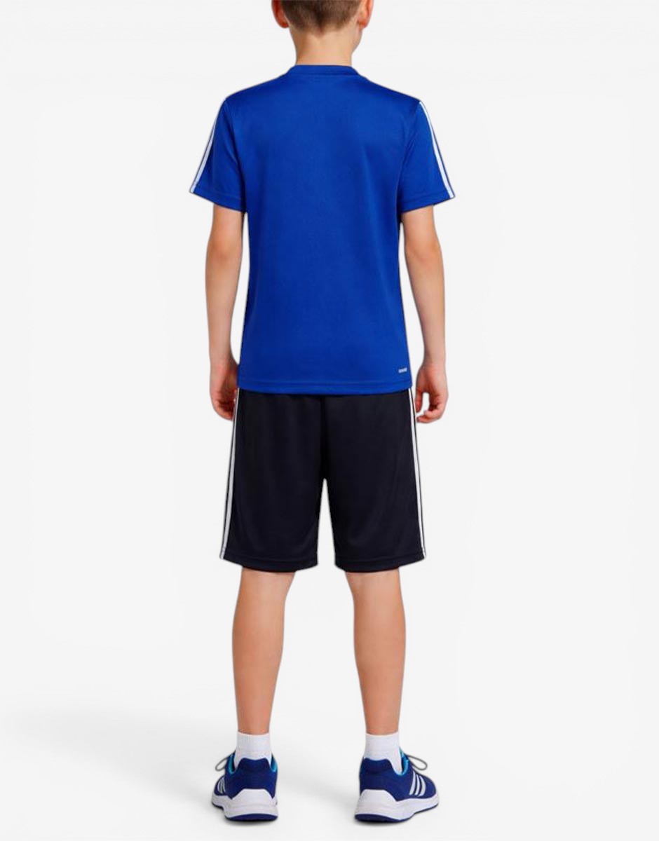 Обратна страна на спортен екип Adidas син