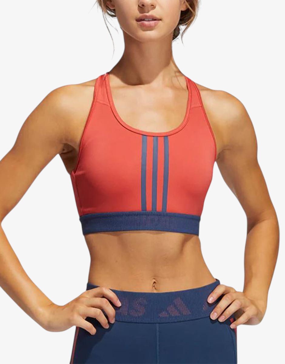 ADIDAS Don't Rest 3-Stripes Bra Red Червен XS | MegaMall.bg