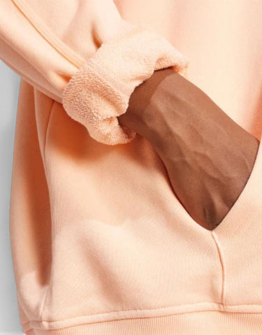 ADIDAS Essentials Loose French Terry Hoodie Pink