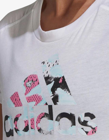 ADIDAS Fast Graphics Tee White