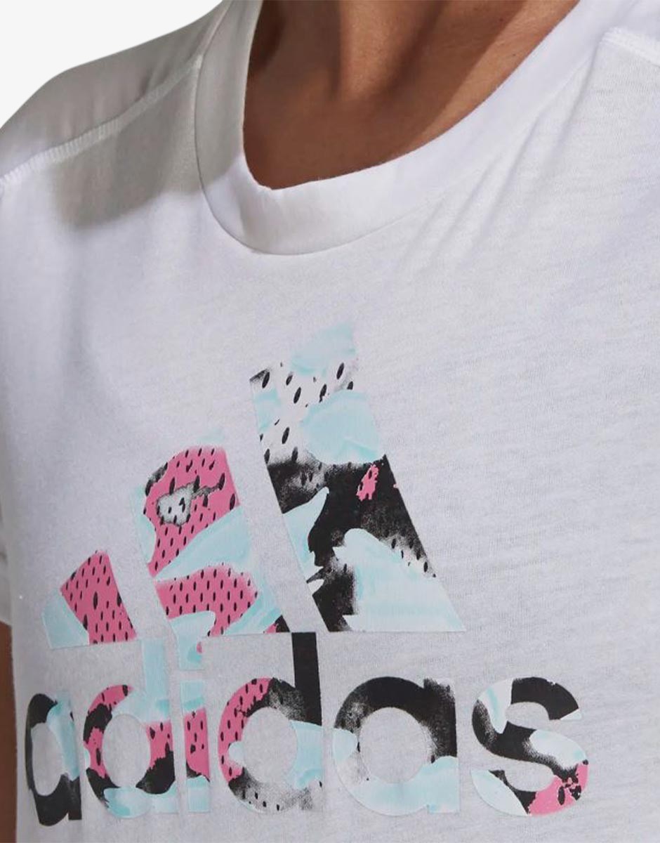ADIDAS Fast Graphics Tee White | MegaMall.bg
