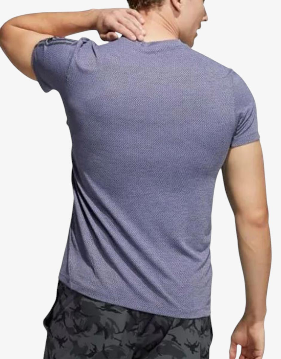 Обратна страна на Adidas лилава тениска