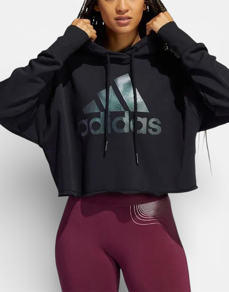 ADIDAS Holiday Graphic Hoodie Black Черен XS | MegaMall.bg