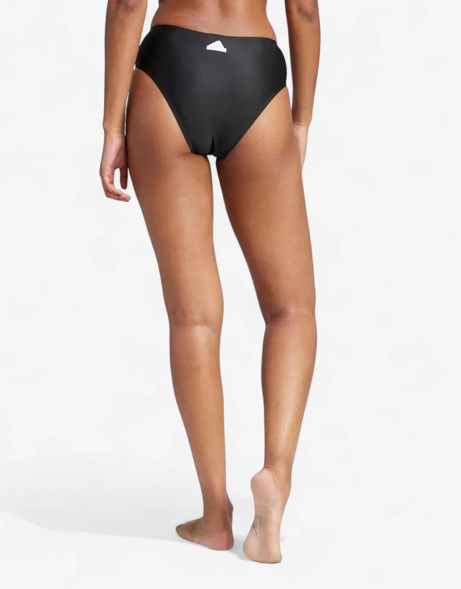ADIDAS Iconisea High-Waist Bikini Bottoms Black