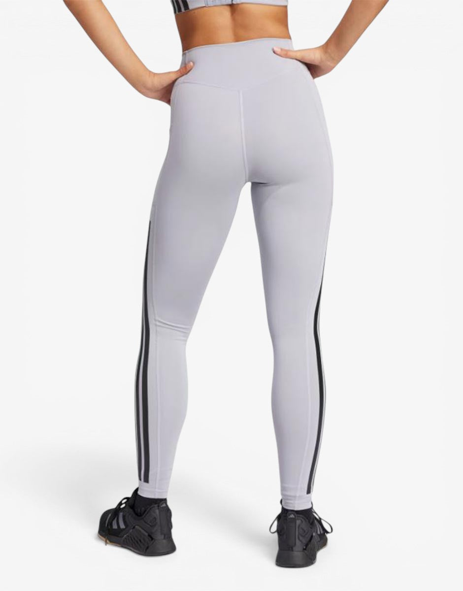 ADIDAS 3-Stripes клинове в сиво за жени с черни ленти