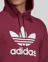 ADIDAS Originals Adicolor Classics Trefoil Hoodie Burgundy | MegaMall.bg