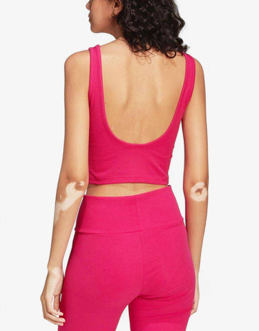 ADIDAS Originals Adicolor Essentials Rib Tank Top Pink | MegaMall.bg