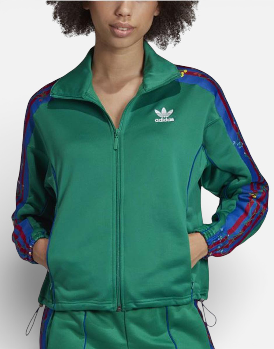ADIDAS Originals Floral Track Top Green Зелен 2XS | MegaMall.bg
