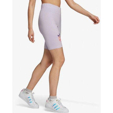 ADIDAS Originals Logo Play Short Tights Purple | MegaMall.bg