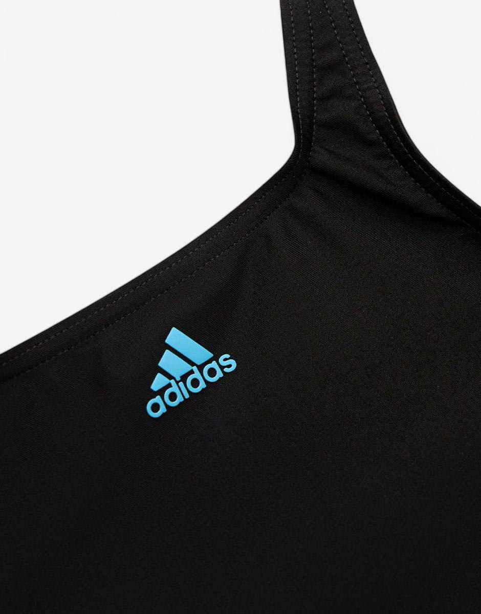 ADIDAS Performance 3-Stripes Swimsuit Black/Blue