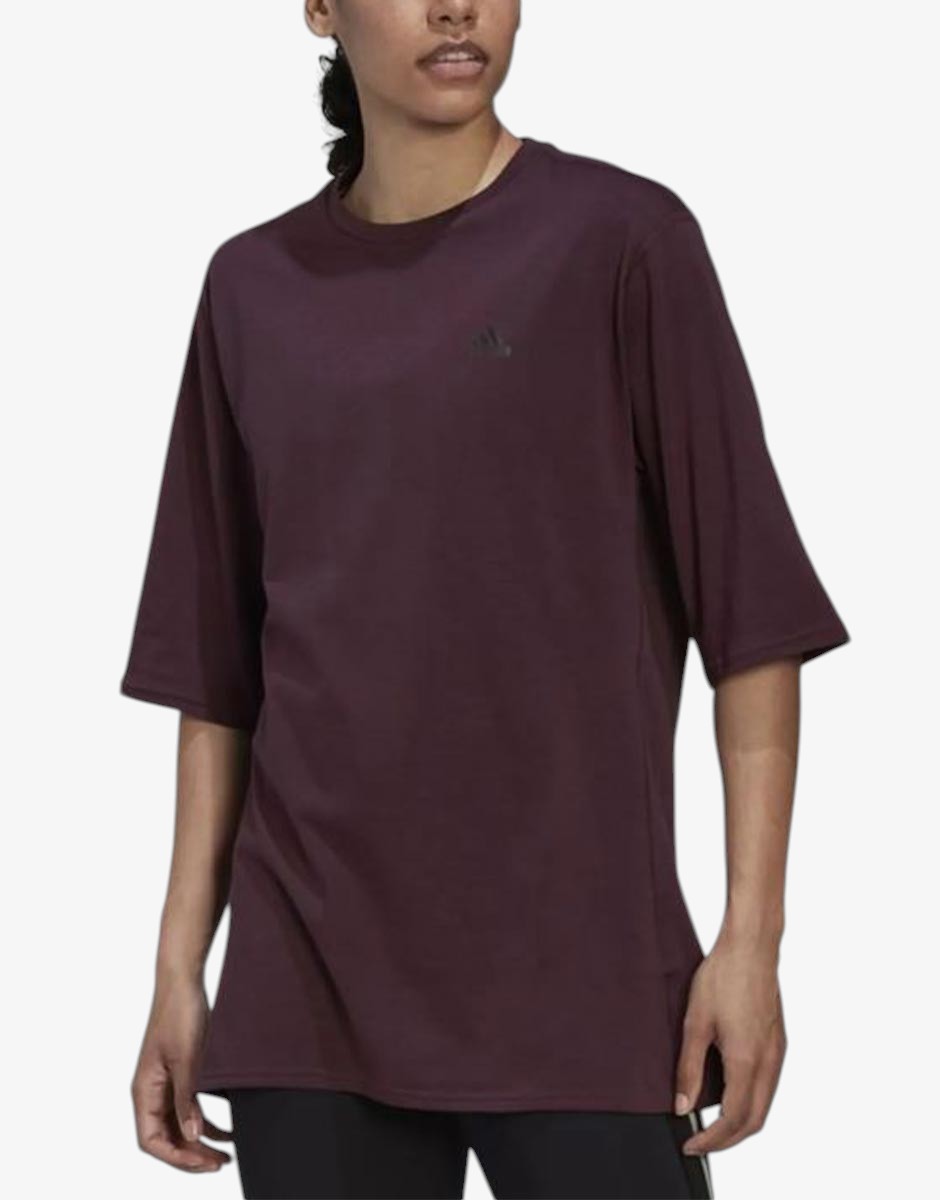 ADIDAS Run Icons Made With Nature Short Sleeve Tee Red Червен XS | MegaMall.bg