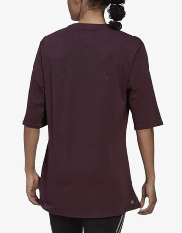ADIDAS Run Icons Made With Nature Short Sleeve Tee Red
