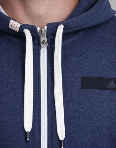 ADIDAS Sf АdiPure Full-Zip Hoodie Blue | MegaMall.bg