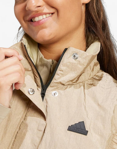 ADIDAS Sportswear City Escape Crop Vest Beige | MegaMall.bg