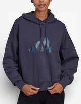 ADIDAS Sportswear Future Icons Feel Fierce Graphic Hoodie Navy Син XS | MegaMall.bg