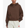 ADIDAS Sportswear Studio Lounge Cropped Hoodie Brown Кафяв 2XS | MegaMall.bg