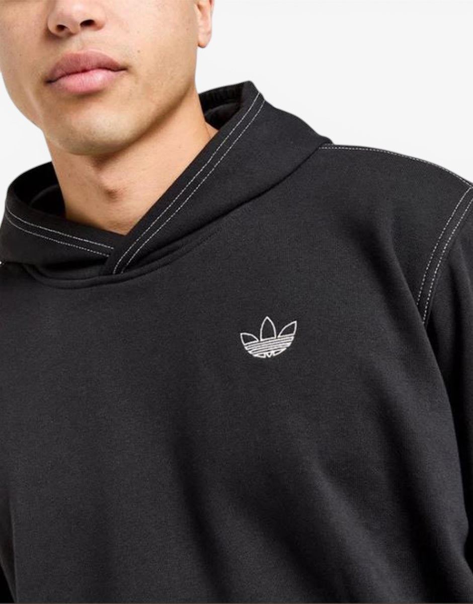 ADIDAS Stich Hoodie Black - черен ADIDAS суитчър