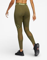 ADIDAS Techfit Logo Graphic Long Leggings Green | MegaMall.bg