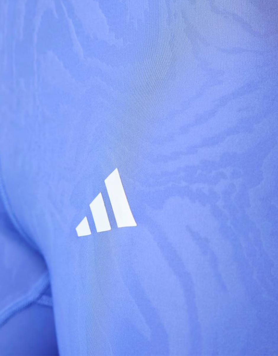 ADIDAS дамски клин Techfit Printed 7/8 в син цвят