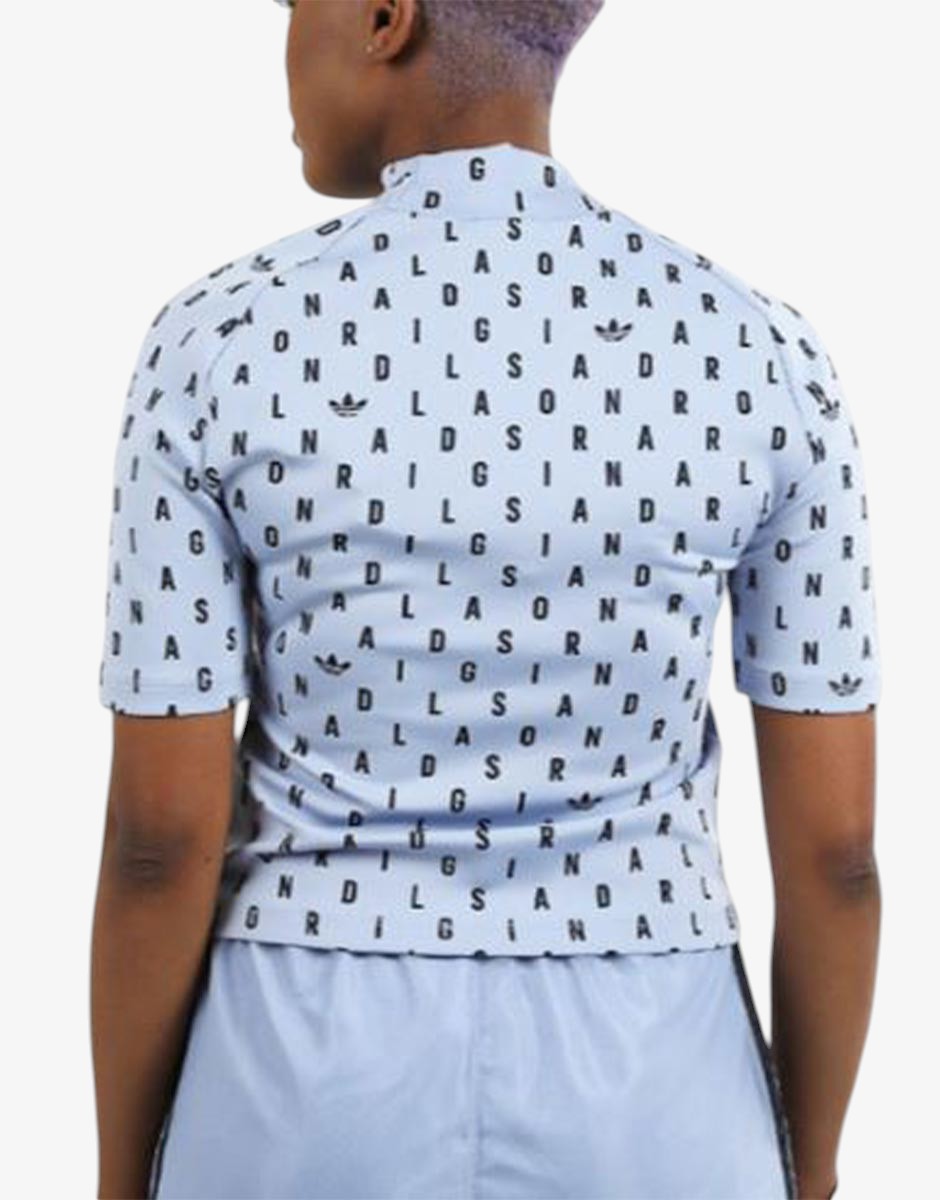 ADIDAS Tight Crop Top Tee Blue | MegaMall.bg