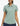 ADIDAS Women's Solid Performance Short Sleeve Polo Shirt Green