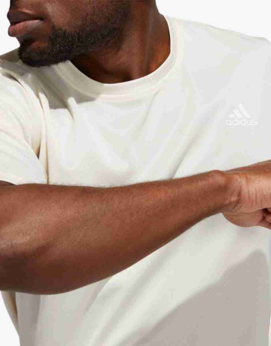 Бяла тениска ADIDAS с логото