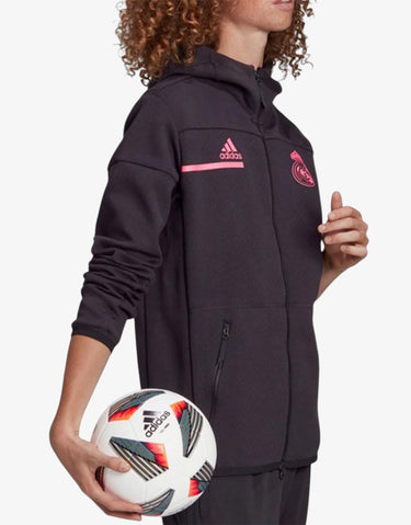 ADIDAS х Real Madrid Football Sports Jacket Black | MegaMall.bg