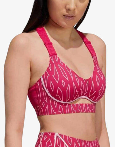 ADIDAS x Ivy Park Medium Support Cut Out Bra Pink | MegaMall.bg