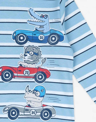 CHICCO Boys Blouse Light Blue Striped | MegaMall.bg