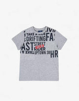CHICCO Boys Letters Tee Light Grey Сив 104 | MegaMall.bg