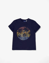 CHICCO Boys Palms Tee Dark Blue Син 110 | MegaMall.bg