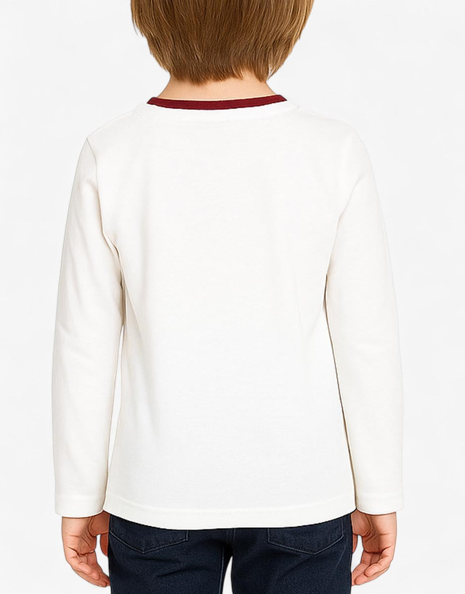 CHICCO Boys Sea Wolf Blouse White