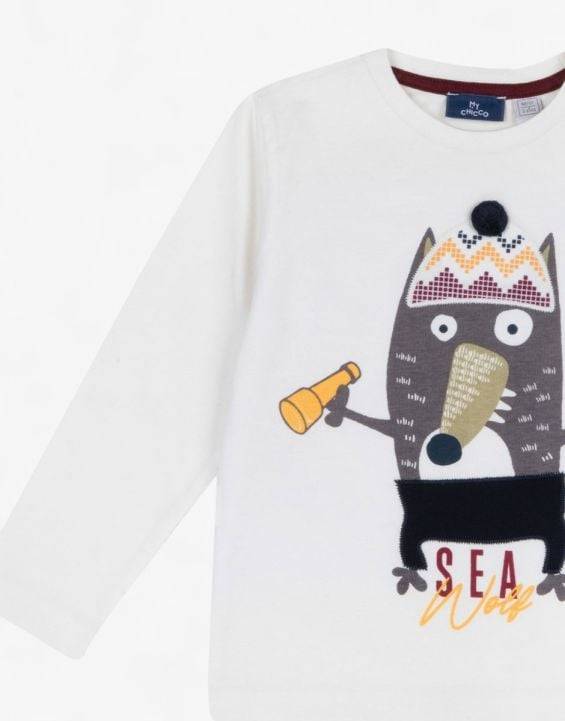 CHICCO Boys Sea Wolf Blouse White