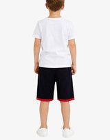 CHICCO Boys Shorts And Tee Set White/Black | MegaMall.bg