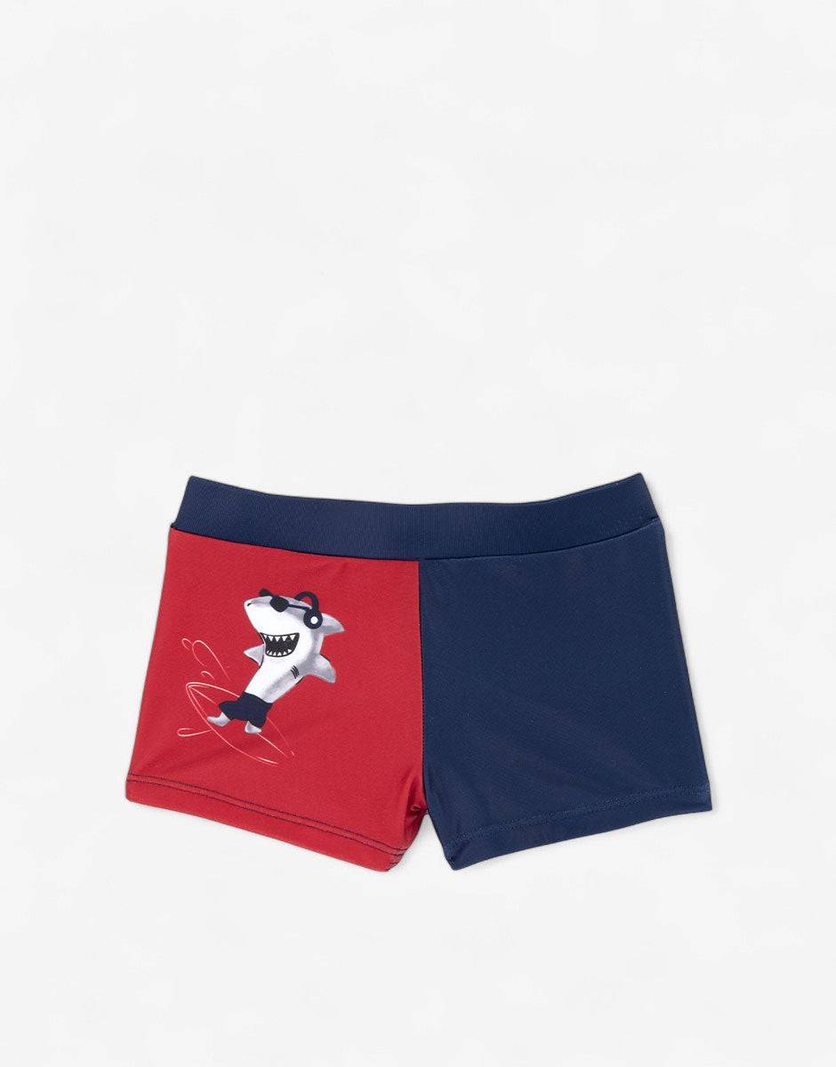CHICCO Boys Swim Shorts Blue/Red