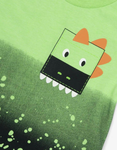 CHICCO Boys Tee Light Green/Black | MegaMall.bg