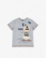 CHICCO Boys Tee Light Grey Сив 104 | MegaMall.bg