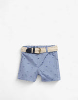 CHICCO Boys Woven Shorts Medium Light Blue Син 68 | MegaMall.bg