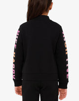 CHICCO Girls Full-Zip Track Top Black/Pink | MegaMall.bg