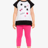 CHICCO Girls Leggings And Tee Set White/Pink Бял 110 | MegaMall.bg