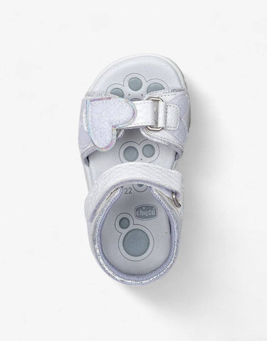 CHICCO Girls Sandals White/Silver | MegaMall.bg