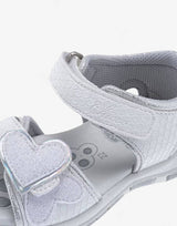 CHICCO Girls Sandals White/Silver | MegaMall.bg