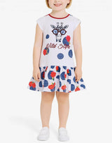 CHICCO Girls Sleeveless Dress White Бял 92 | MegaMall.bg