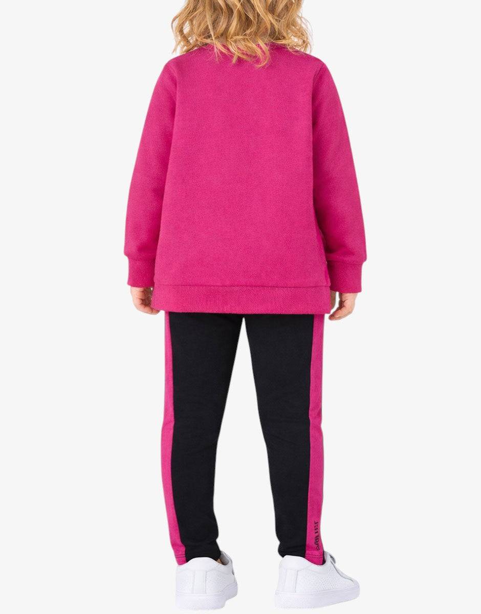 CHICCO Girls Tracksuit Pink/Black | MegaMall.bg